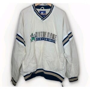 Vintage Starter Notre Dame Fighting Irish Wind Breaker Pullover Size XXL
